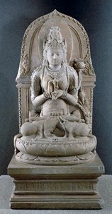 Prajnaparamita, Déesse de la Sagesse Transcendantale, vers 1300 (andésite) - Indonesian School