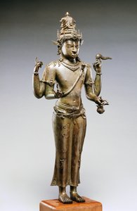 Shiva Mahadeva (bronze, or et argent)