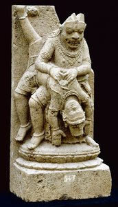 Vishnu en tant que Narasimha (andésite) - Indonesian School
