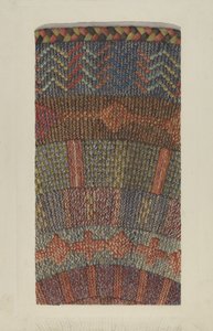 Tapis tricoté - Ingrid Selmer Larsen