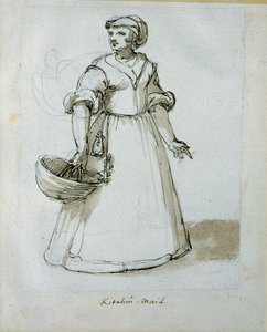 Une servante de cuisine