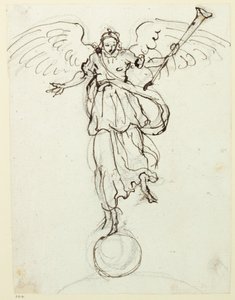 Renommée, esquisse préliminaire, vers 1631
