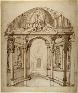 Intérieur du palais, c.1611 - Inigo Jones