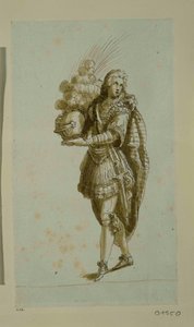 Page portant un casque - Inigo Jones