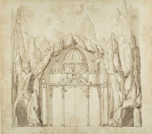 Palais dans une caverne, c.1611