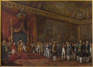 Députation du Sénat romain présentant son hommage à Napoléon Ier le 16 novembre 1809, 1810