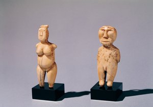 Deux statuettes d