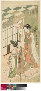 Les Danseurs du sanctuaire - Ippitsusai Bunchō