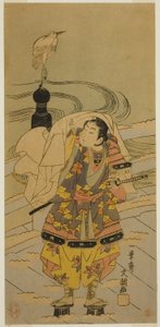 Ushiwaka-maru sur le pont Gojo - Ippitsusai Bunchō