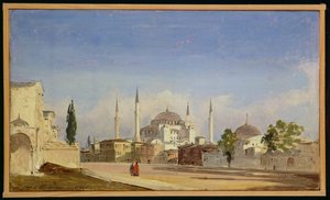 Haghia Sophia, Constantinople, 1843