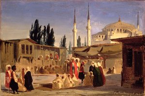 Le bazar des esclaves, Constantinople