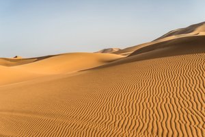 Dunes de sable dans l