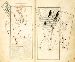 La Constellation des Gémeaux du Livre des Étoiles Fixes par Al-Sufi - Iranian Master