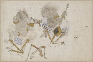 Deux démons enchaînés, 15ème siècle