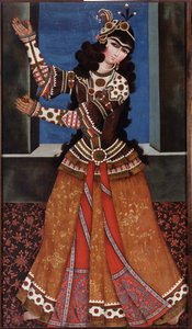 Danseuse avec castagnettes - Iranian School