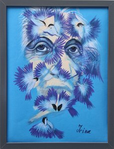 Albert Einstein et mésanges - Irina Corduban