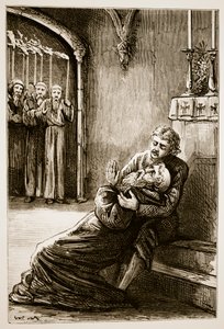 Mort de Saint Columba, de The Trias Thaumaturga, ou Trois Saints Thaumaturges d