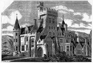 Château de Humewood, Co. Wicklow, illustration de 