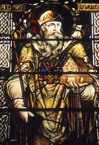 Vitrail représentant Saint Patrick - Irish School