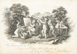 Carte de visite, Kirkwood & Son - Irish School
