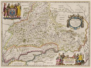 Carte de la Russie Méridionale De: Partes Septentrionalis et Orientalis, 1664 - Isaac Abrahamsz. Massa