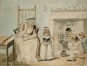 Une école de dames - Isaac Cruikshank