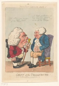 Caricature du médecin de village, 1799 (Familiar Ghosts)
