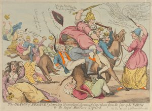 Der Genius Frankreichs, der Despotismus, Tyrannei und Unterdrückung von der Erde vertreibt