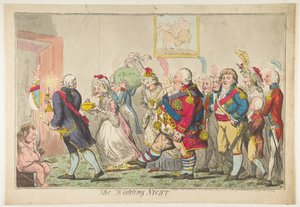 La Nuit de noces, 20 mai 1797 - Isaac Cruikshank