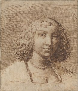 Jeune femme avec un collier de perles - Isaac Fuller
