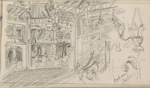 Intérieur du théâtre Orpheum à Berlin - Isaac Gosschalk
