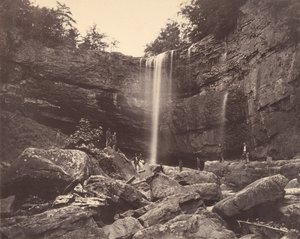 Chutes de Lulah, Lookout Mountain, Géorgie, 1864-65 - Isaac H. Bonsall