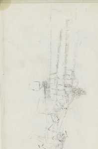 Abklatsch van de krijttekening op blad 25 verso