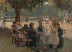 Dans le Bois de Boulogne près de Paris