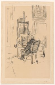 Jozef Israels dans son atelier - Isaac Israels
