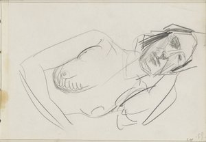 Femme nue allongée - Isaac Israels