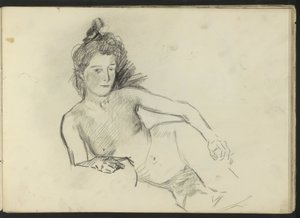 Femme nue allongée
