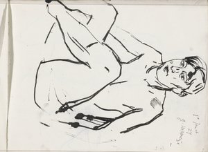 Femme nue assise - Isaac Israels