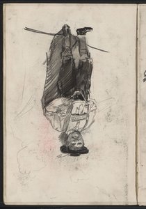 Homme debout en costume bavarois - Isaac Israels