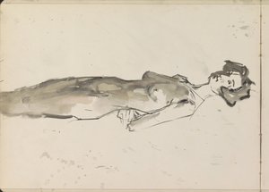 Femme nue debout