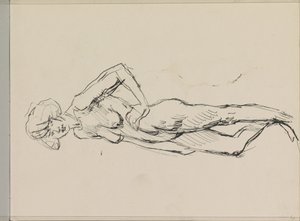 Femme nue debout