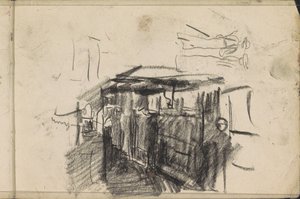 Vue de rue le soir - Isaac Israels