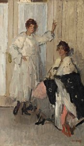 Les mannequins Ippy et Gertie chez Hirsch, Amsterdam, vers 1915-17