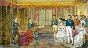 Le Roi George IV à Carlton House, de 
