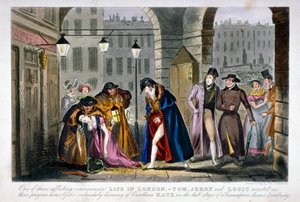 Scène à Covent Garden, Westminster, Londres, 1830 - Isaac Robert Cruikshank
