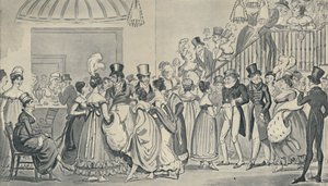 Dans le salon à Covent Garden - Isaac, Robert and George Cruikshank