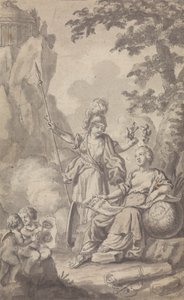 Frontispice pour Town and Country Magazine, Vol. II, No. 1