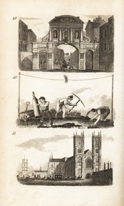 Temple Bar, Paveurs et Abbaye de Westminster
