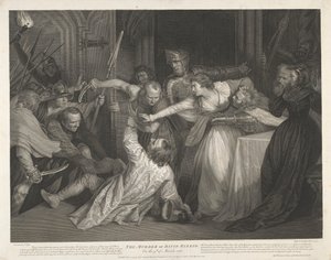 Le meurtre de David Rizzio le 9 mars 1566