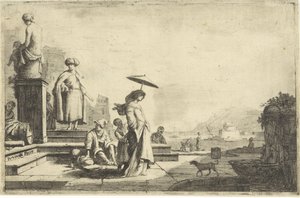 Vue sur un port méditerranéen - Isaac Vincentsz. van der Vinne